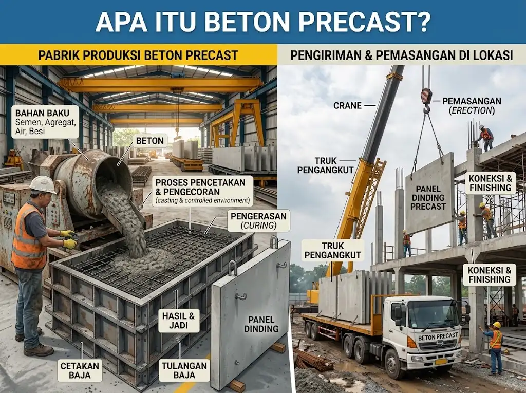apa itu beton precast