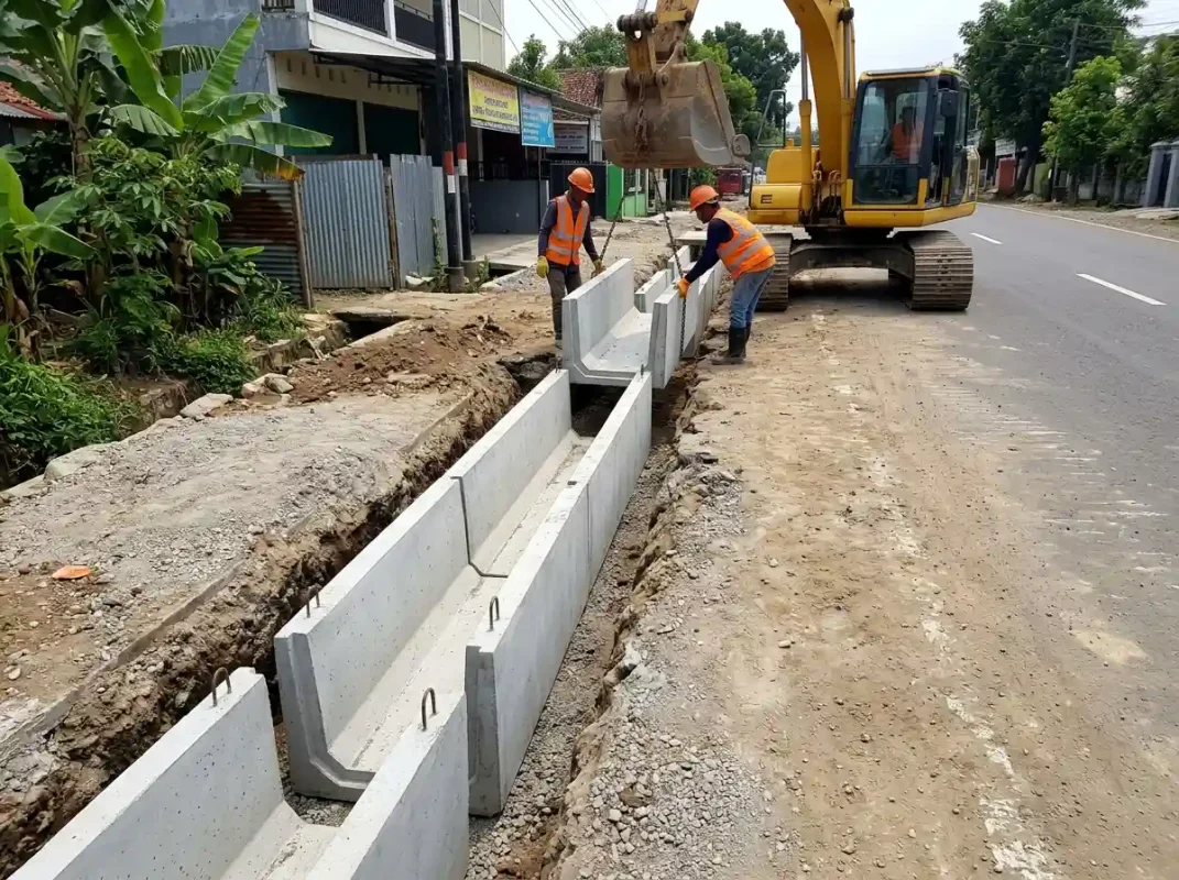 bangunan yang menggunakan beton pracetak